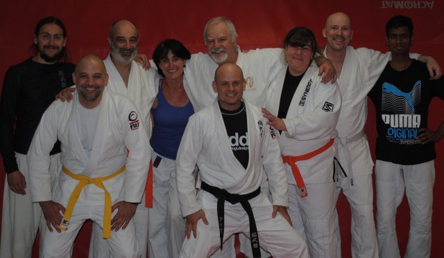 Sobukan students with Hanshi Patrick McCarthy