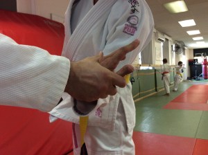 Incorrect hand position